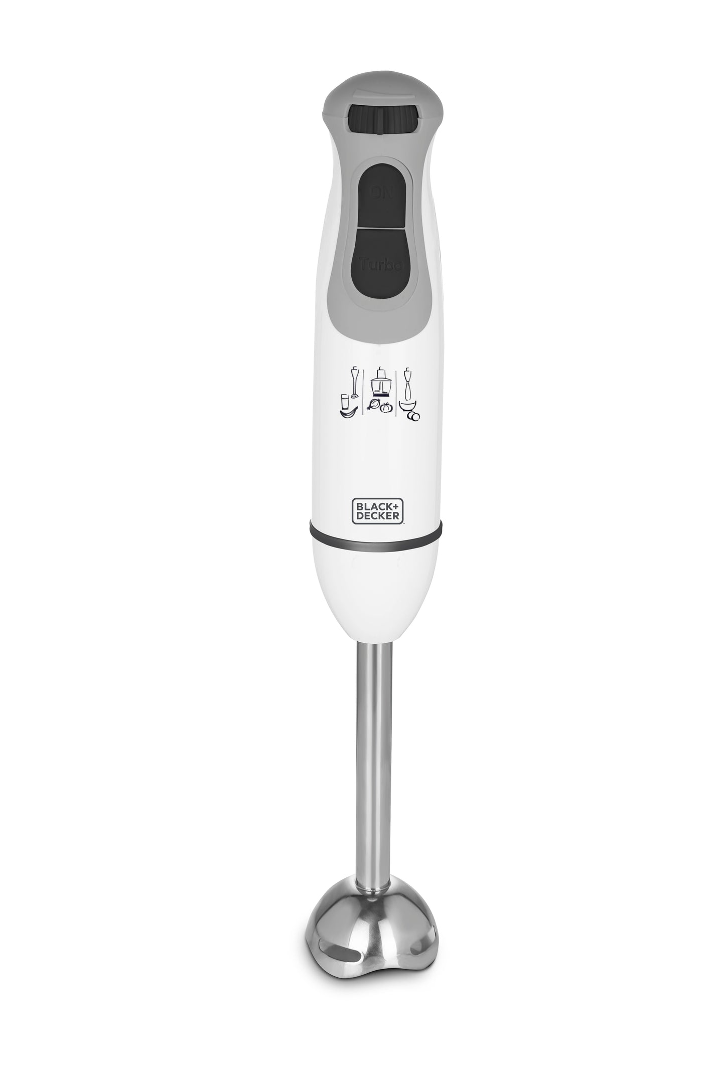 B+D - BXBL6002IN - 600 Watts Hand Blender with Chopper, Whisk, Cup and Wall Rack