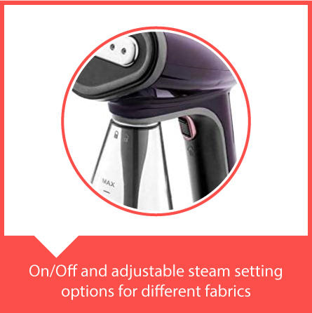 Black & Decker 1500W Handheld Portable Garment Steamer with Auto Shut-Off -  Purple | HST1500